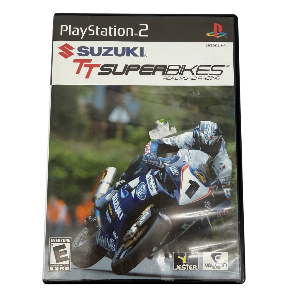 Suzuki TT Superbikes PlayStation 2 PS2 NTSC Multi-Color Racing Game SLUS 20912
